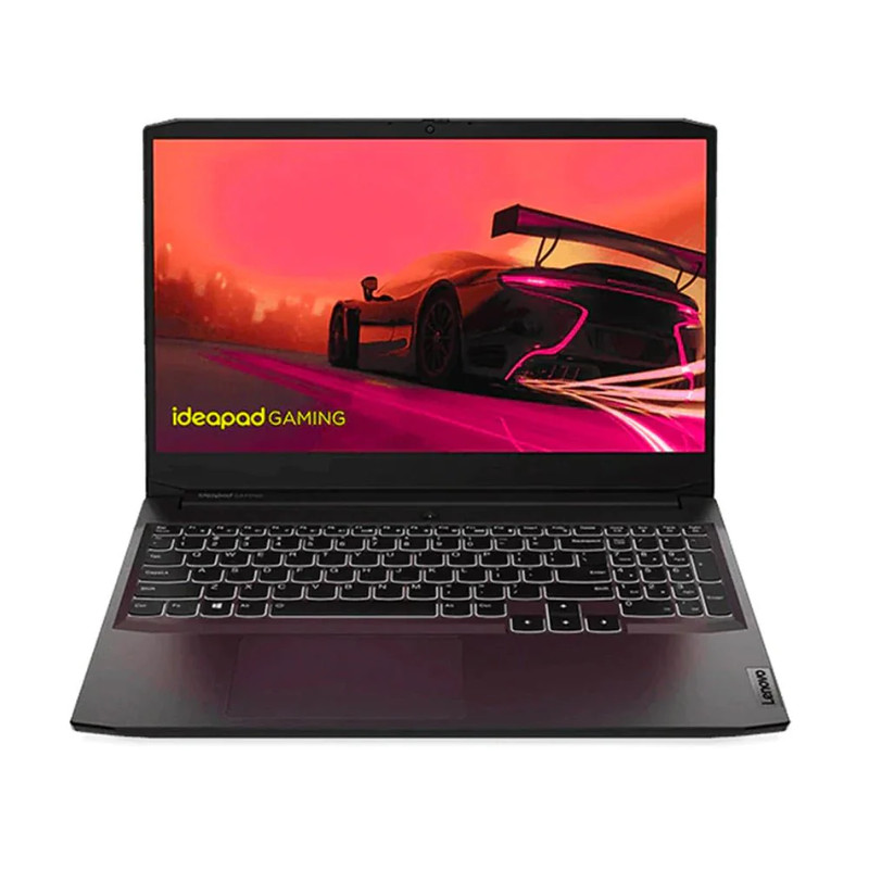 Lenovo 82K2015BAX IdeaPad Gaming 3 15ACH6 15.6 Inch FHD AMD Ryzen 5 5600H 16GB RAM DDR4 512GB SSD 4GB NVIDIA GeForce GTX 1650 GDDR6 Windows 11 Home - Black - حاسوب محمول